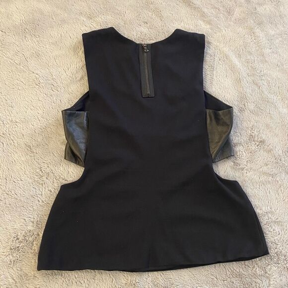 La pina by David Helwani genuine leather detailed top, L - Picture 4 of 8